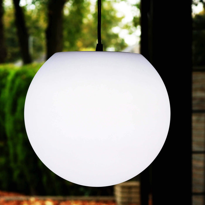 Hanglamp, Plafondlamp, Bolvormige Hanglamp 30cm Met Witte E27 LED Lamp